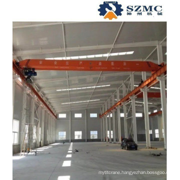 Lb 1t 2t 3t 5t 10t Remote Control Movable Travel Electric Hoist Single Girder Overhead Bridge Crane